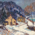 Fern Coppedge, ‘The Lock Keepers Lodge,’ estimated at $30,000-$50,000. Image courtesy of Hindman