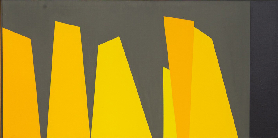 Florence Arnold, ‘Gold and Gray,’ estimated at $3,000-$5,000. Image courtesy of Abell Auction Co.