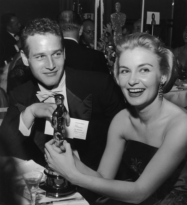 Joanne Woodward and Paul Newman at the 1958 Academy Awards. Photo by Darlene Hammond – Hulton Archive – Getty Images. Image courtesy of Sotheby’s