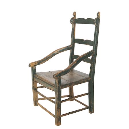 Louis XIII armchair from the Bastien family on the Huron-Wendat reserve in Loretteville, Quebec, CA$21,240