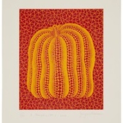 Yayoi Kusama, ‘A Pumpkin (RT),’ $56,250. Image courtesy of John Moran Auctioneers
