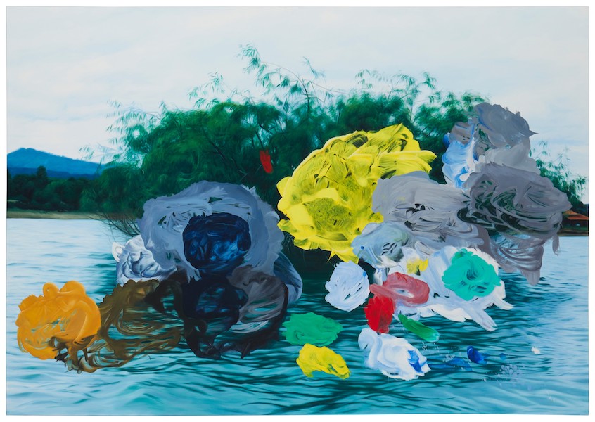 Eduardo Sarabia, ‘Painted Memories 2,’ $18,750. Image courtesy of John Moran Auctioneers