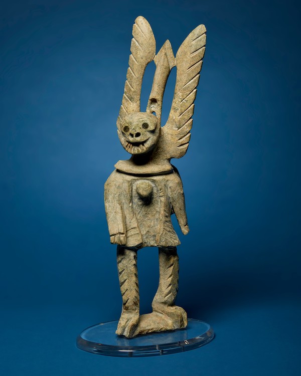 Osuitok Ipeelee, ‘Tauvinik, (a ‘qallupilluit’ ghost figure), estimated at $4,000-$6,000