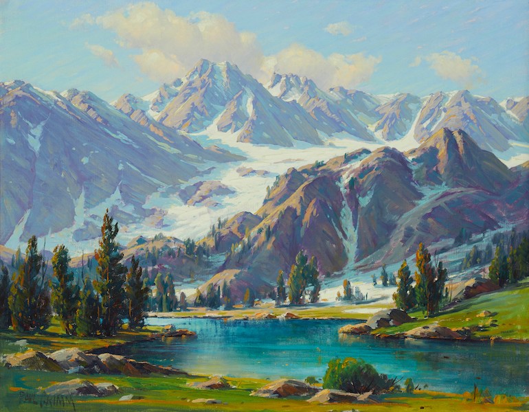 Paul Grimm, ‘Palisade Glacier,’ $7,500. Image courtesy of John Moran Auctioneers