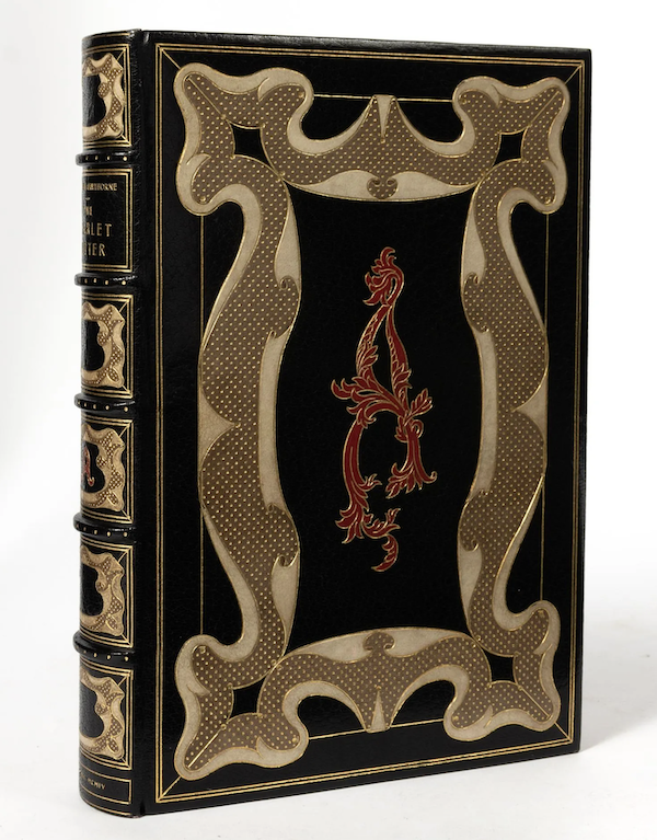 Alfred William Launder fine binding of ‘The Scarlet Letter,’ estimated at $7,000-$10,000. Image courtesy of Doyle and LiveAuctioneers