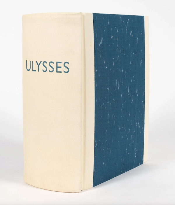Arion Press limited edition of ‘Ulysses’ with 40 etchings by Robert Motherwell and signed by the artist, estimated at $4,000-$6,000. Image courtesy of Doyle and LiveAuctioneers