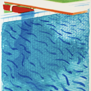David Hockney, ‘Paper Pools,’ $44,100. Image courtesy of Doyle and LiveAuctioneers