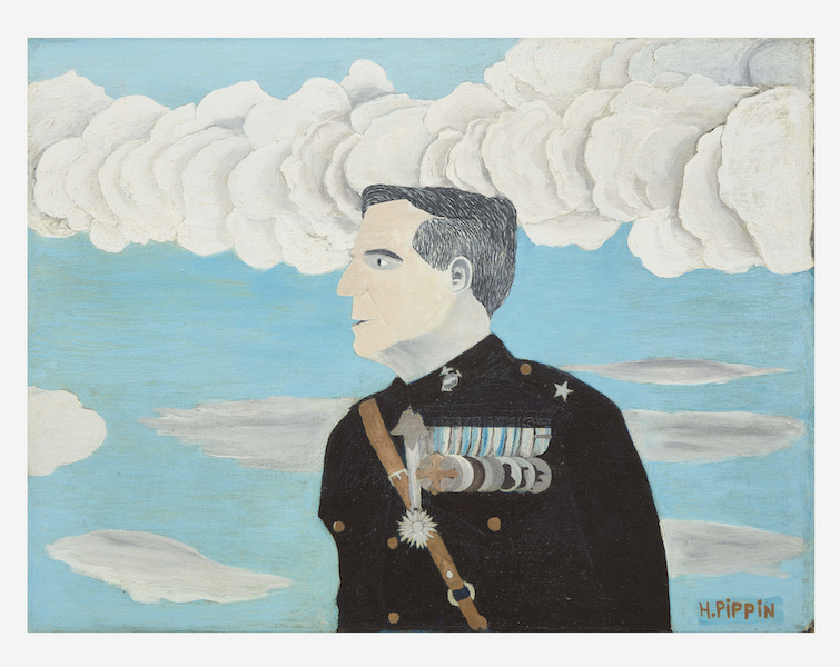 Horace Pippin, ‘Portrait of Major-General Smedley D. Butler, U.S.M.C. (Retired),’ estimated at $250,000-$400,000. Image courtesy of Freeman’s