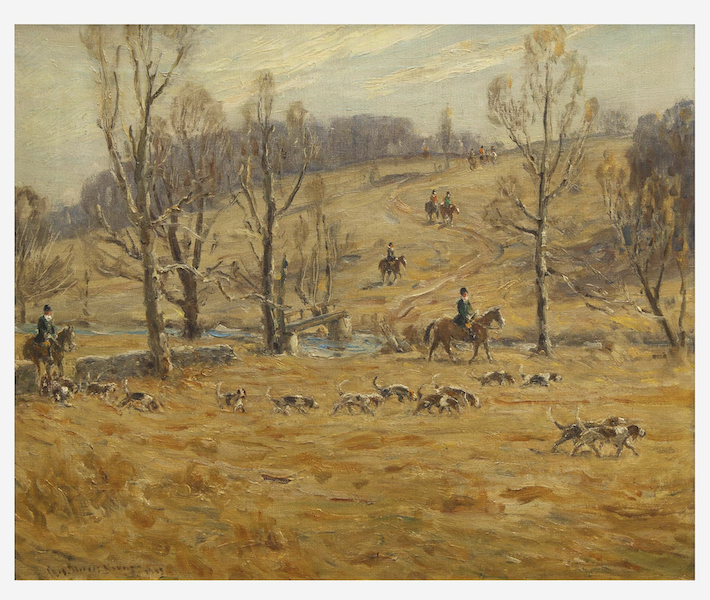 Charles Morris Young, ‘Ridley Creek and Hunting Hill,’ estimated at $8,000-$12,000. Image courtesy of Freeman’s