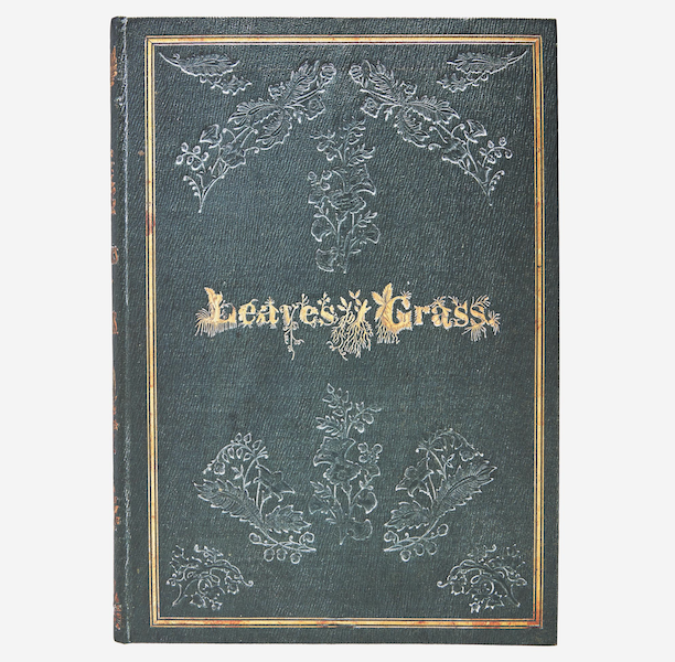 First edition of Walt Whitman’s ‘Leaves of Grass,’ estimated at $100,000-$150,000. Image courtesy of Freeman’s