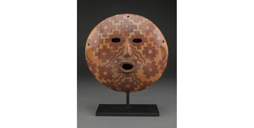 Pre-Columbian Chupicuaro mask, estimated at $20,000-$30,000. Image courtesy of Heritage Auctions, ha.com