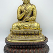 Gilt-bronze Tibetan Buddha, $200,000