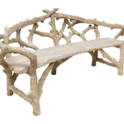 This Carlos Cortes faux bois garden bench achieved $7,500 plus the buyer’s premium in October 2021. Image courtesy of Vogt Auction Texas and LiveAuctioneers.