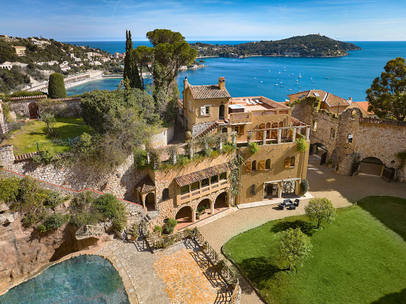 La Carriere, a French Riviera estate that belonged to Princess Margaret of Denmark will be auctioned on May 16. Its list price, prior to auction, was $12 million. Photos courtesy Concierge Auctions and TopTenRealEstateDeals.com.