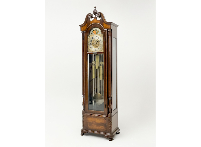Herschede tall hall clock, model 294, estimated at $1,000-$1,500