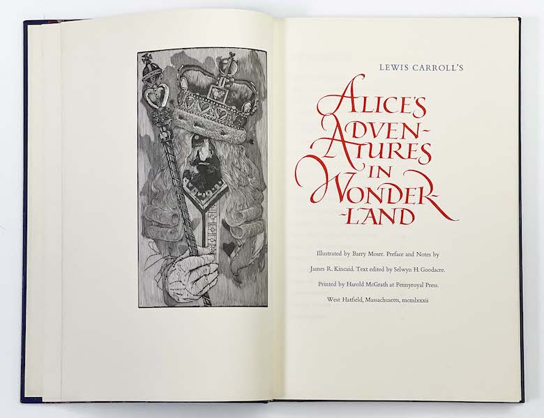 Barry Moser, Pennyroyal Press ‘Alice’s Adventures in Wonderland,’ estimated at $1,000-$2,000 