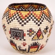 Hopi coil Olla basket by Annette Nasafotie, estimated at $4,000-$6,000