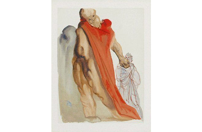 Salvador Dali, ‘Virgil’s reproaches, Purgatory 5,’ estimated at $450-$550