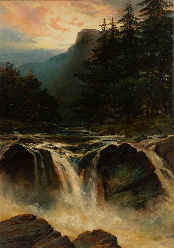 Yosemite landscape by Thomas Hill, $30,000