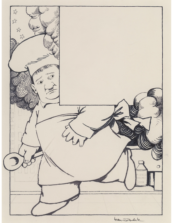 Maurice Sendak, ‘Baker’ from ‘In the Night Kitchen.’ Image courtesy of Heritage Auctions, ha.com