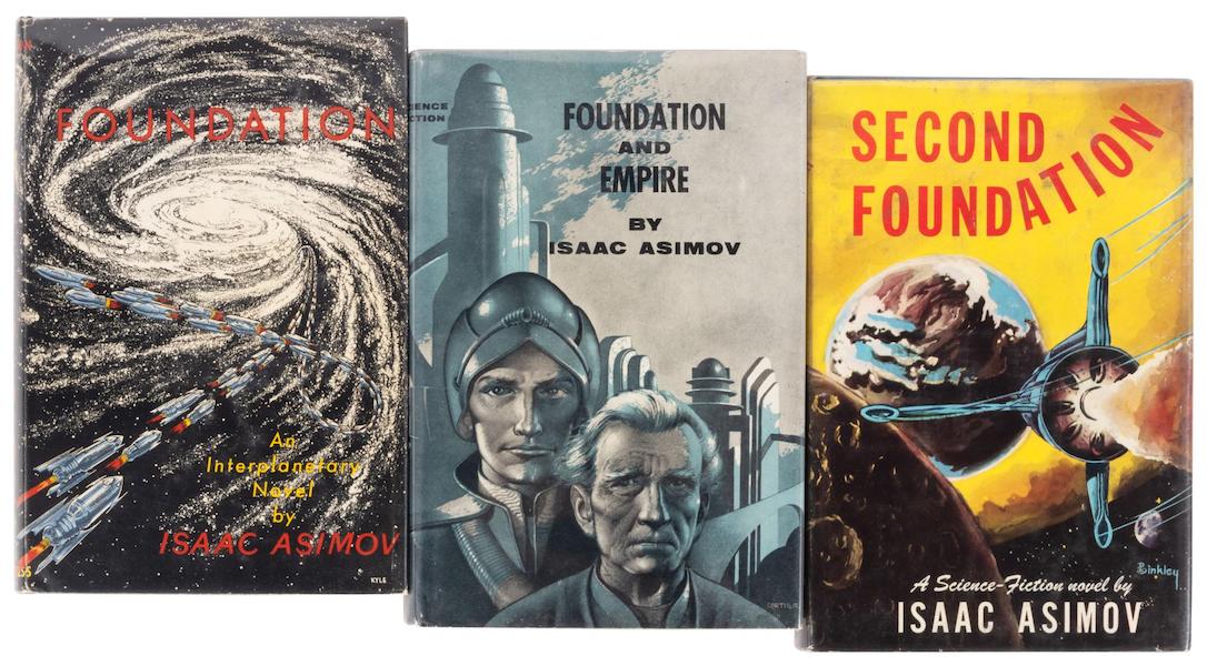 Isaac Asimov, the Foundation Trilogy, $15,000