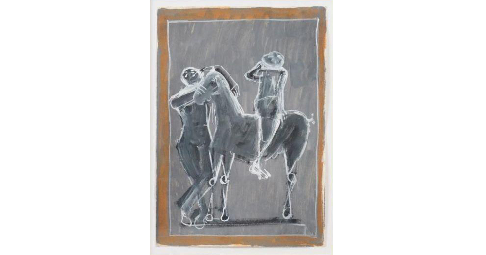Marino Marini, ‘Cavallo e Cavaliere (Horse and Rider),’ estimated at $20,000-$30,000. Image courtesy of Ahlers & Ogletree