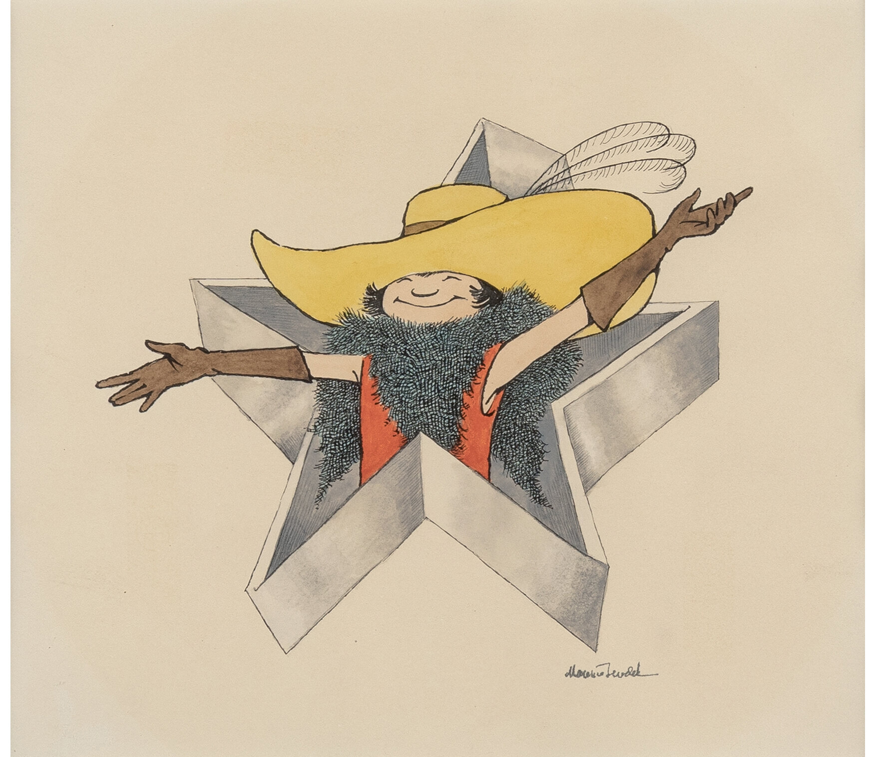 Maurice Sendak, ‘No Star Shines as Bright as Me,’ from ‘Really Rosie.’ Image courtesy of Heritage Auctions, ha.com