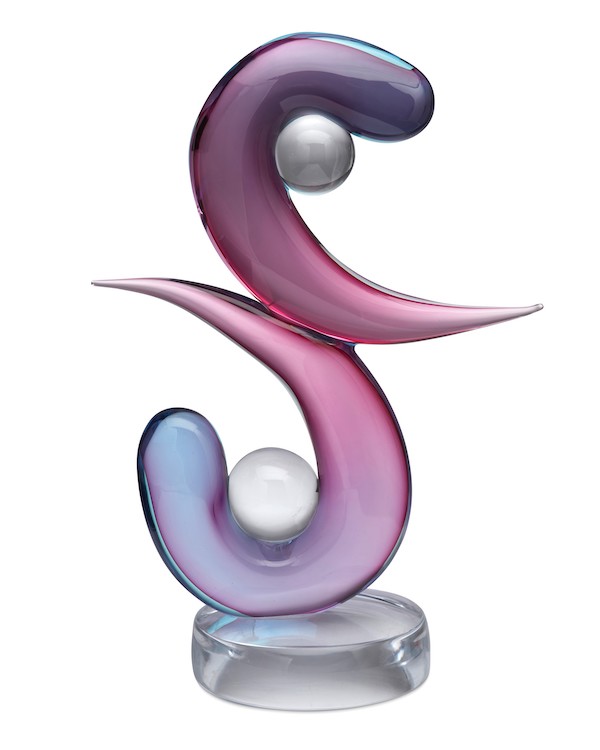 Ars Murano glass sculpture by Mariano Moro, estimated at $1,500-$2,500