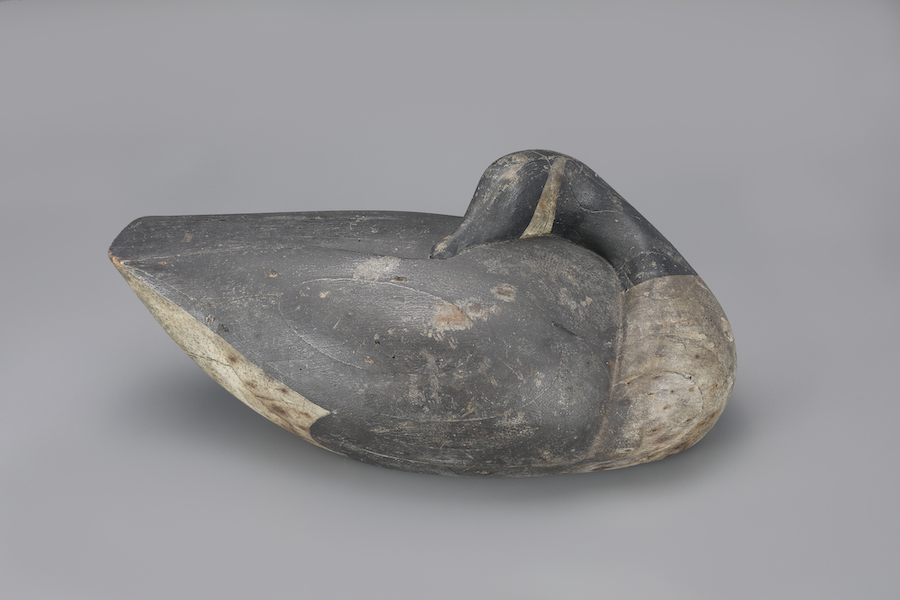 Sleeping goose decoy by Charles A. Safford, estimated at $500,000-$800,000. Image courtesy of Copley Fine Art Auctions