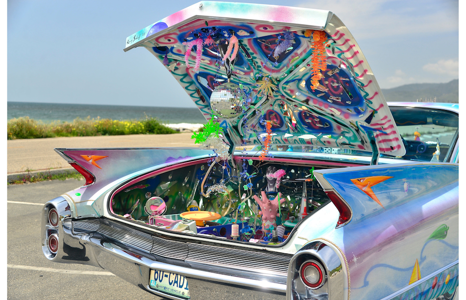 Detail of Kenny Scharf’s ‘Astro Cumulo Uber Express,’ $435,000. Image courtesy of Heritage Auctions, ha.com