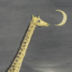 Detail of Gertrude Abercrombie’s ‘Giraffe and Moon,’ $182,700, from the May 19 American Art sale. Image courtesy of Hindman