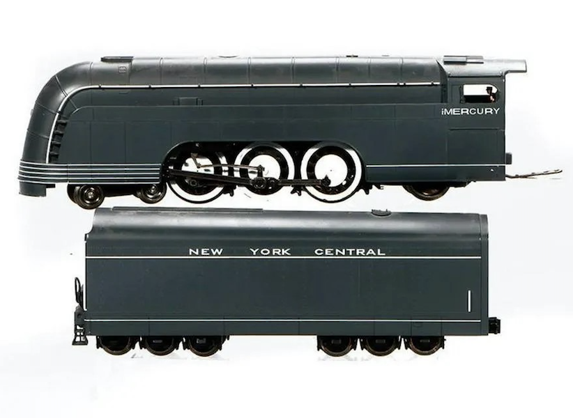 Sunset Models 3rd Rail, die cast O scale NYC 4-6-2 Mercury (3 Rail) in its original packaging, estimated at $400-$600