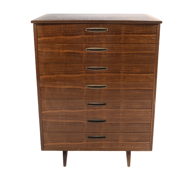 George Nakashima for Widdicomb Origins tall dresser, estimated at $2,500-$3,500. Image courtesy of Michaan’s Auctions