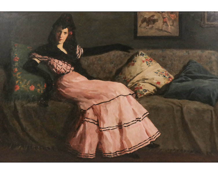 Francis L. Mora, ‘Portrait of a Woman in Spanish Dress,’ $7,500. Image courtesy of Roland Auctions NY