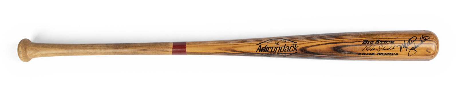 Mike Schmidt 1982 game-used and signed Adirondack bat (MEARS A9), estimated at $4,000-$6,000. Image courtesy of Hindman