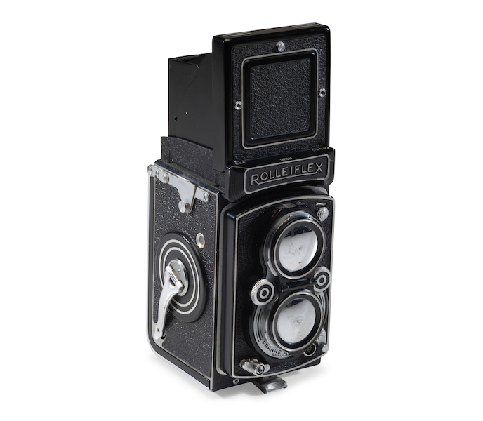 Ernest Hemingway's Rolleiflex MX camera, $10,080. Image courtesy of Hindman
