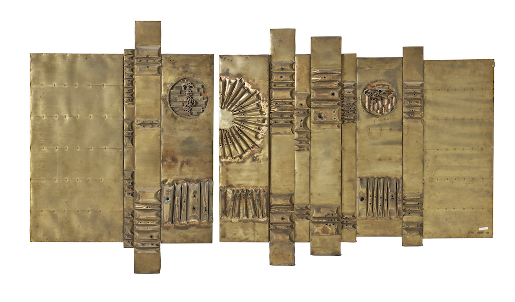 Lau Chun, ‘Diptych,’ estimated at $2,000-$3,000. Image courtesy of John Moran Auctioneers
