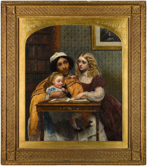 Rebecca Solomon, ‘A Young Teacher,’ 1861. Tate and the Museum of the Home. Purchased with funds provided by the Nicholas Themans Trust, Art Fund, the Abbott Fund and the National Lottery Heritage Fund. Image courtesy of the Tate