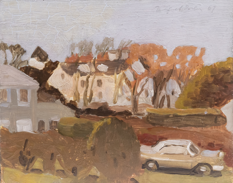 Fairfield Porter, ‘December 1967,’ estimated at $35,000-$55,000. Image courtesy of Thomaston Place Auction Galleries