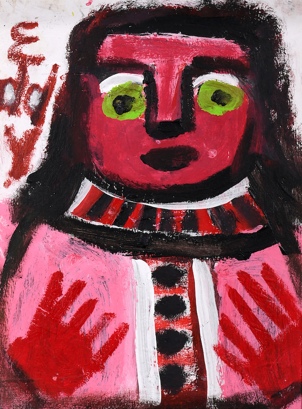 Eddy Mumma, ‘Portrait with Red Face,’ estimated at $800-$1,200. Proceeds to benefit the Paradise Garden Foundation