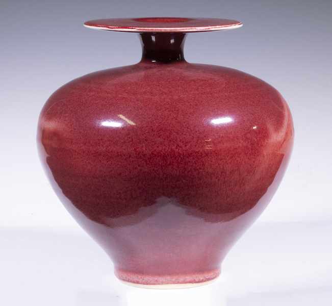 Vase by Brother Thomas Bezanson, $5,100. Image courtesy of Thomaston Place Auction Galleries