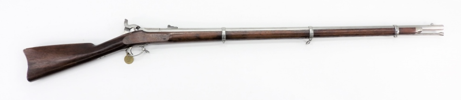 Circa-1863 U.S. Model 1863 Lindsay double rifle musket, estimated at $2,000-$4,000