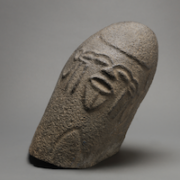 After being informed of its origins in winter 2022, the Chrysler Museum has returned a circa-1600 Akwanshi Head, a stone Bakor monolith, to Nigeria. The piece was given to the museum in 2012; neither the museum nor its donors were aware it had been looted. Image courtesy of the Chrysler Museum of Art