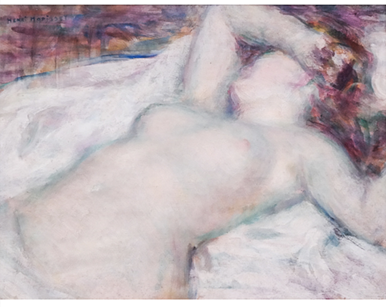 Francois Henri Morisset, ‘Reclining Nude,’ $4,000. Image courtesy of Roland Auctions NY