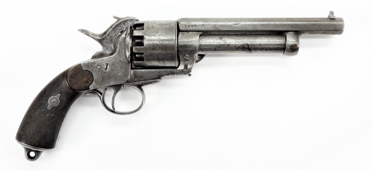 Confederate Lemat Grapeshot revolver, estimated at $5,000-$7,000