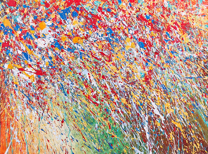 Walasse Ting, ‘Beautiful Day,’ $9,375. Image courtesy of Roland Auctions NY