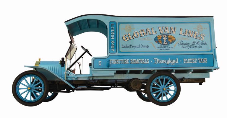 Original Global Van Lines moving truck, estimated at $100,000-$200,000. Image courtesy of Van Eaton Galleries