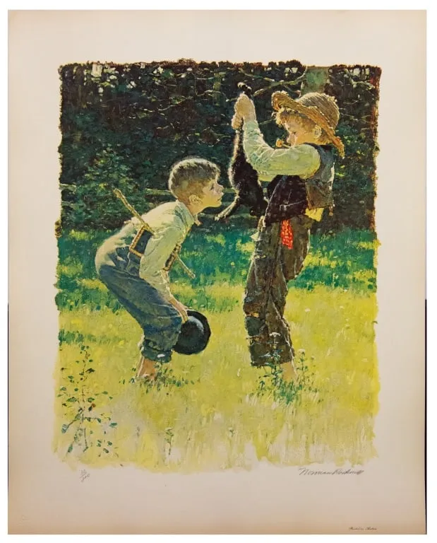 Mint Norman Rockwell Tom Sawyer portfolio tops La Belle Epoque&#8217;s Aug. 19 sale