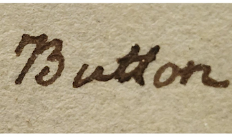 Infamously scarce Button Gwinnett signature could top $80K at Rbfinearts, Sept. 9