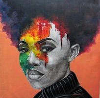 Babatunde Adeogun, ‘Beyond Beauty,’ estimated at $4,000-$5,000 at Jasper52.